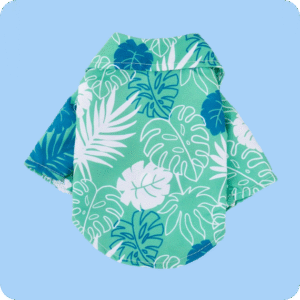 Hawaiian Beach Design Pet Shirt – Casual Summer Clothes for Dogss and Cats